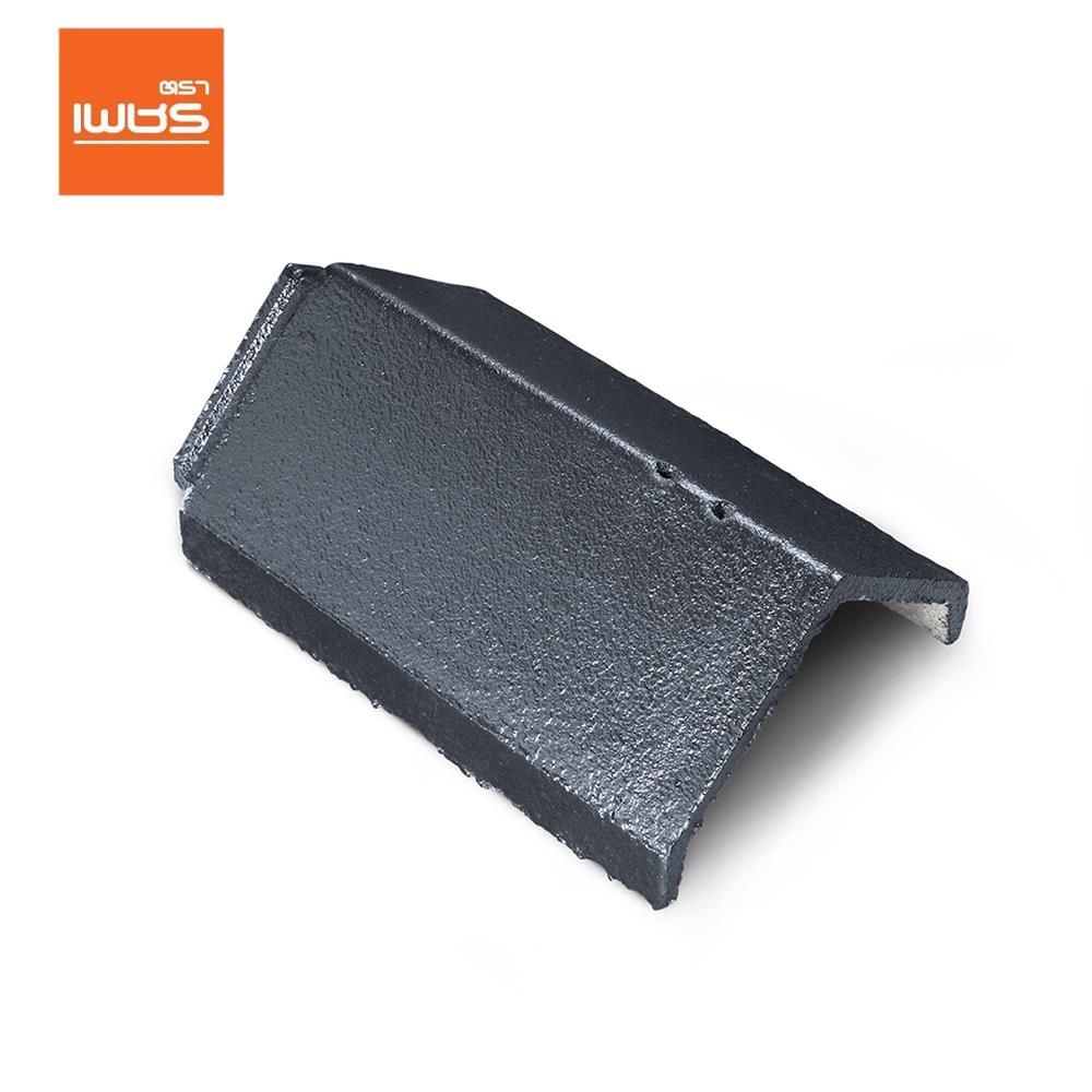 ครอบสันหลังคาอดามัส ตราเพชร 25x38.4 ซม. สีเทาแอตแลนติก