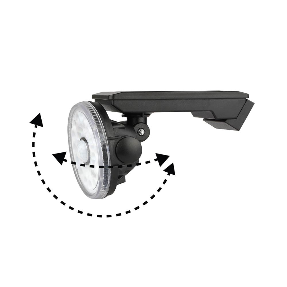 ไฟผนังภายนอก SOLAR SHINING S-WLL10B-SL 5.5 วัตต์ DAYLIGHT สีดำ