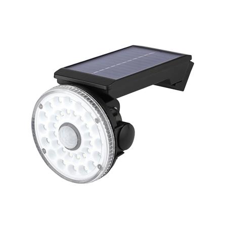 ไฟผนังภายนอก SOLAR SHINING S-WLL10B-SL 5.5 วัตต์ DAYLIGHT สีดำ