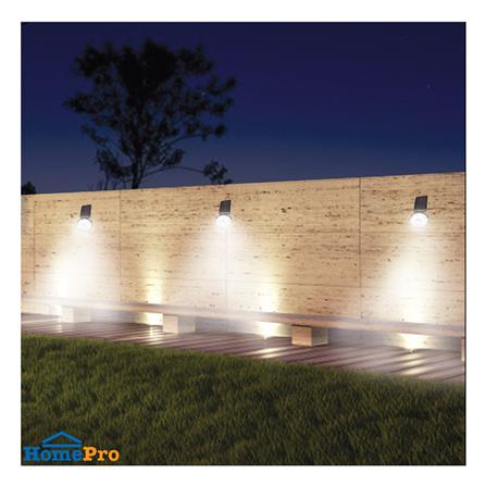 ไฟผนังภายนอก SOLAR SHINING S-WLL10B-SL 5.5 วัตต์ DAYLIGHT สีดำ_5