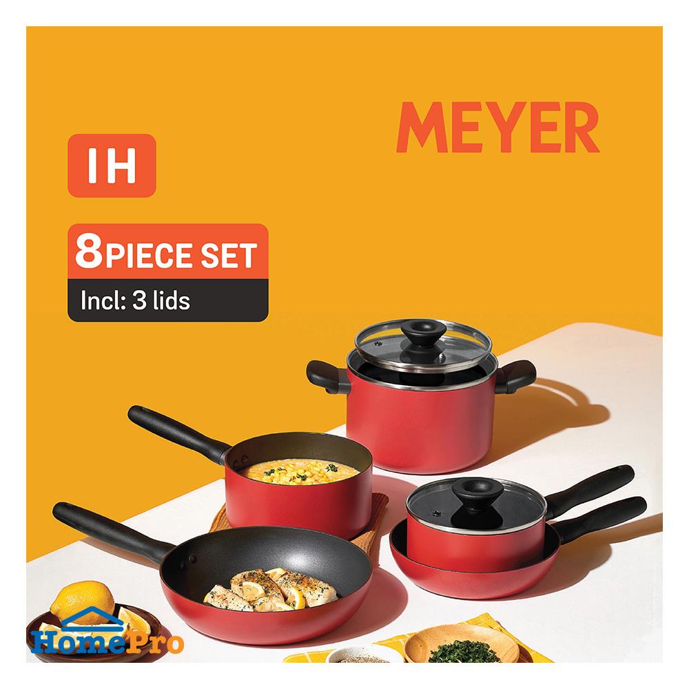 ชุดเครื่องครัว MEYER BAUHAUS 8 ชิ้น IH