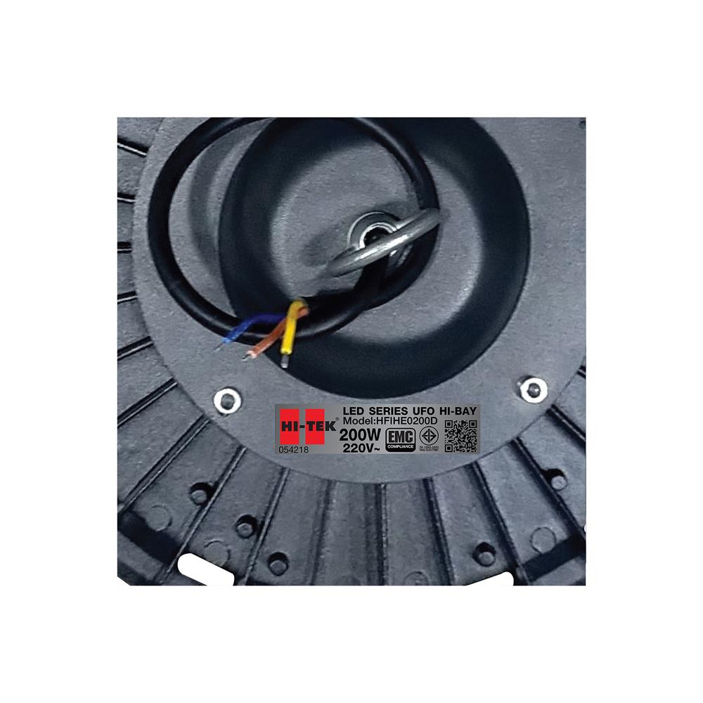 โคมไฮเบย์ LED HI-TEK HFIHE0200D 200 วัตต์ DAYLIGHT สีดำ