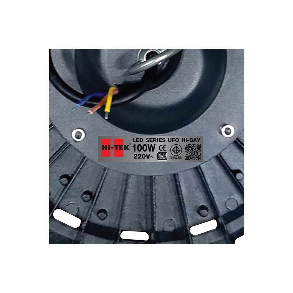 โคมไฮเบย์ LED HI-TEK HFIHE0100D 100 วัตต์ DAYLIGHT สีดำ