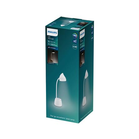 ไฟอ่านหนังสือ LED PHILIPS HATDSK213 4.5 วัตต์ (DAYLIGHT, COOL WHITE, WARM WHITE) สีขาว_2