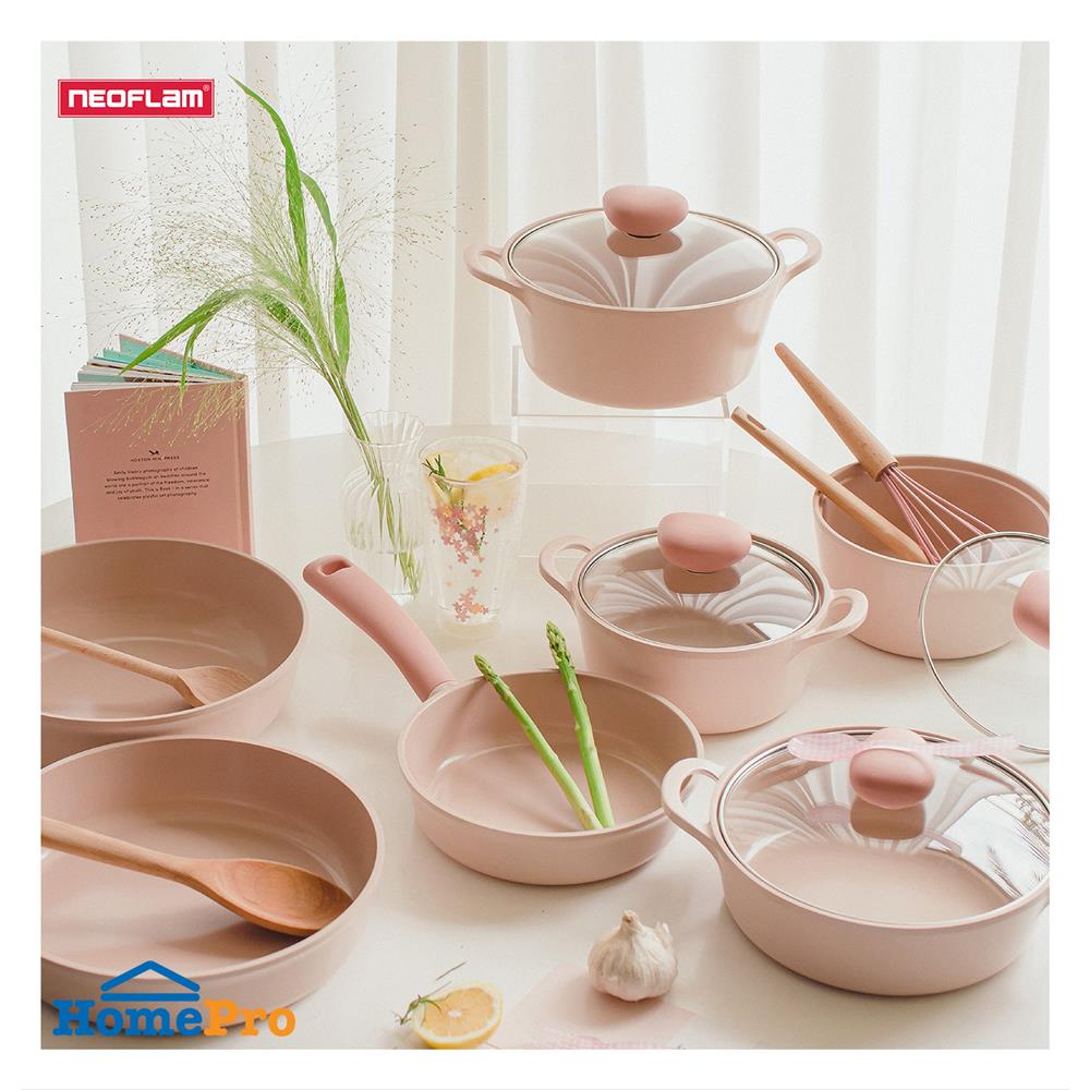 กระทะลึกพร้อมฝา 30 ซม. NEOFLAM SHERBET