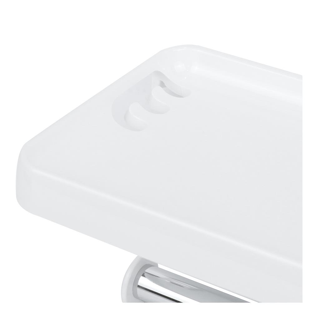 ที่ใส่กระดาษชำระคู่ MOYA BAS-1007W สีขาว