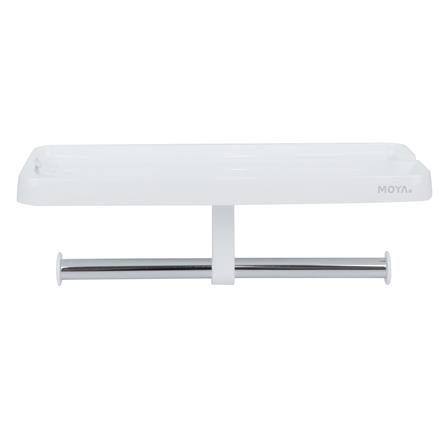 ที่ใส่กระดาษชำระคู่ MOYA BAS-1007W สีขาว_1