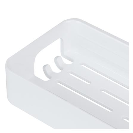 ชั้นวางติดผนังพร้อมขอแขวน MOYA BAS-1010W สีขาว_2