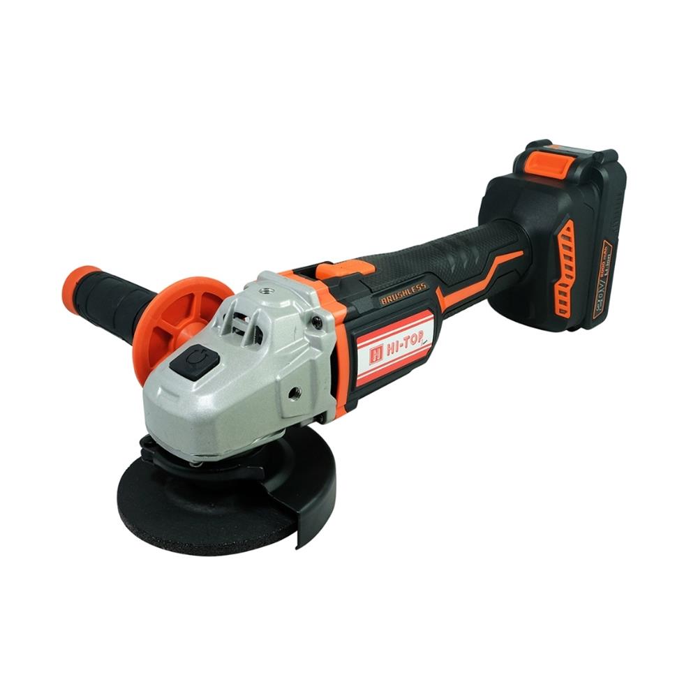 เครื่องเจียรไร้สาย (พร้อมแบตเตอรี่) HI-TOP CAG-B 4 นิ้ว 20 โวลต์