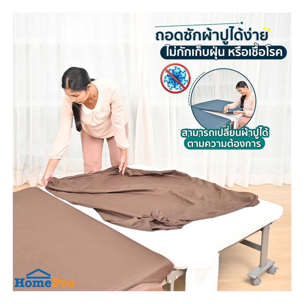 เตียงพับพร้อม TOPPER EAZYBED NJEB-120 40X120X190 ซม.