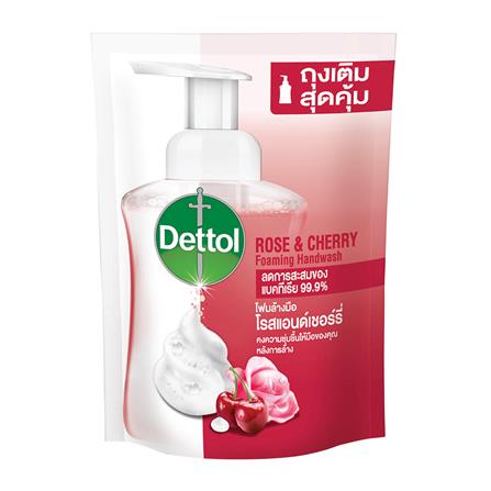 รีฟิลโฟมล้างมือ DETTOL 200 มล. ROSE & CHERRY_0