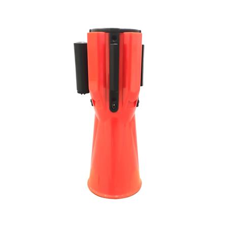 เทปกั้นเขตสวมกรวย RIGHT 3 เมตร สีขาว/แดง