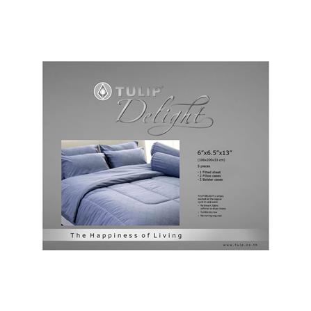 ชุดผ้าปูที่นอน 6 ฟุต 5 ชิ้น TULIP DELIGHT 60056-DL510_3