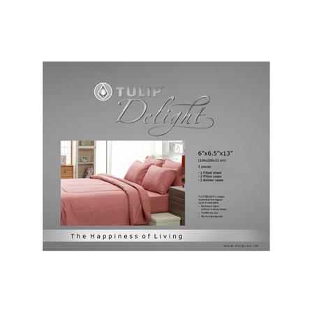 ชุดผ้าปูที่นอน 6 ฟุต 5 ชิ้น TULIP DELIGHT 60056-DL529_3