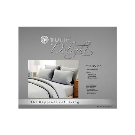 ชุดผ้าปูที่นอน 6 ฟุต 5 ชิ้น TULIP DELIGHT 60056-DL552_3