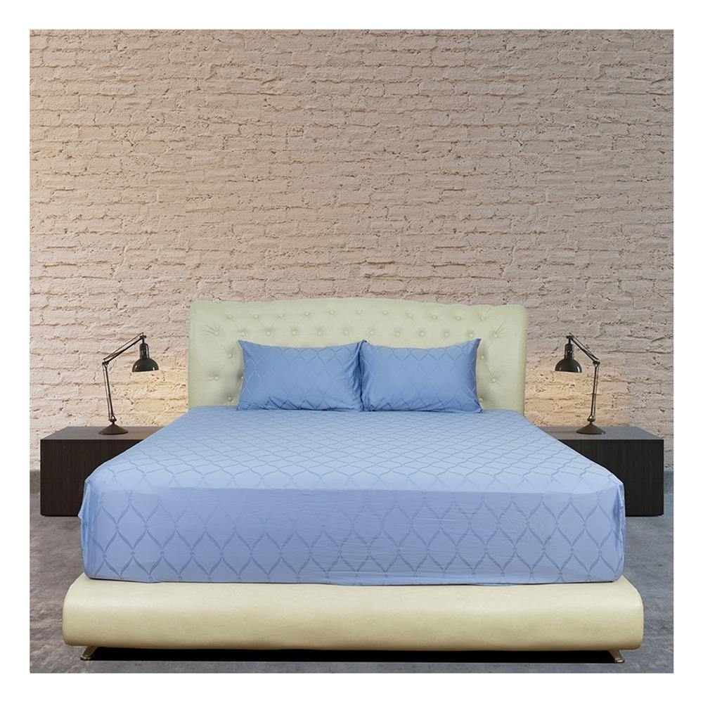 ชุดผ้าปูที่นอน 5 ฟุต 3 ชิ้น SYNDA VASTNESSA สี BLUE