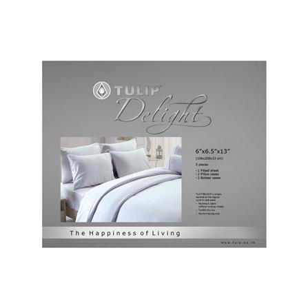ชุดผ้าปูที่นอน 6 ฟุต 5 ชิ้น TULIP DELIGHT 60056-DL550_3