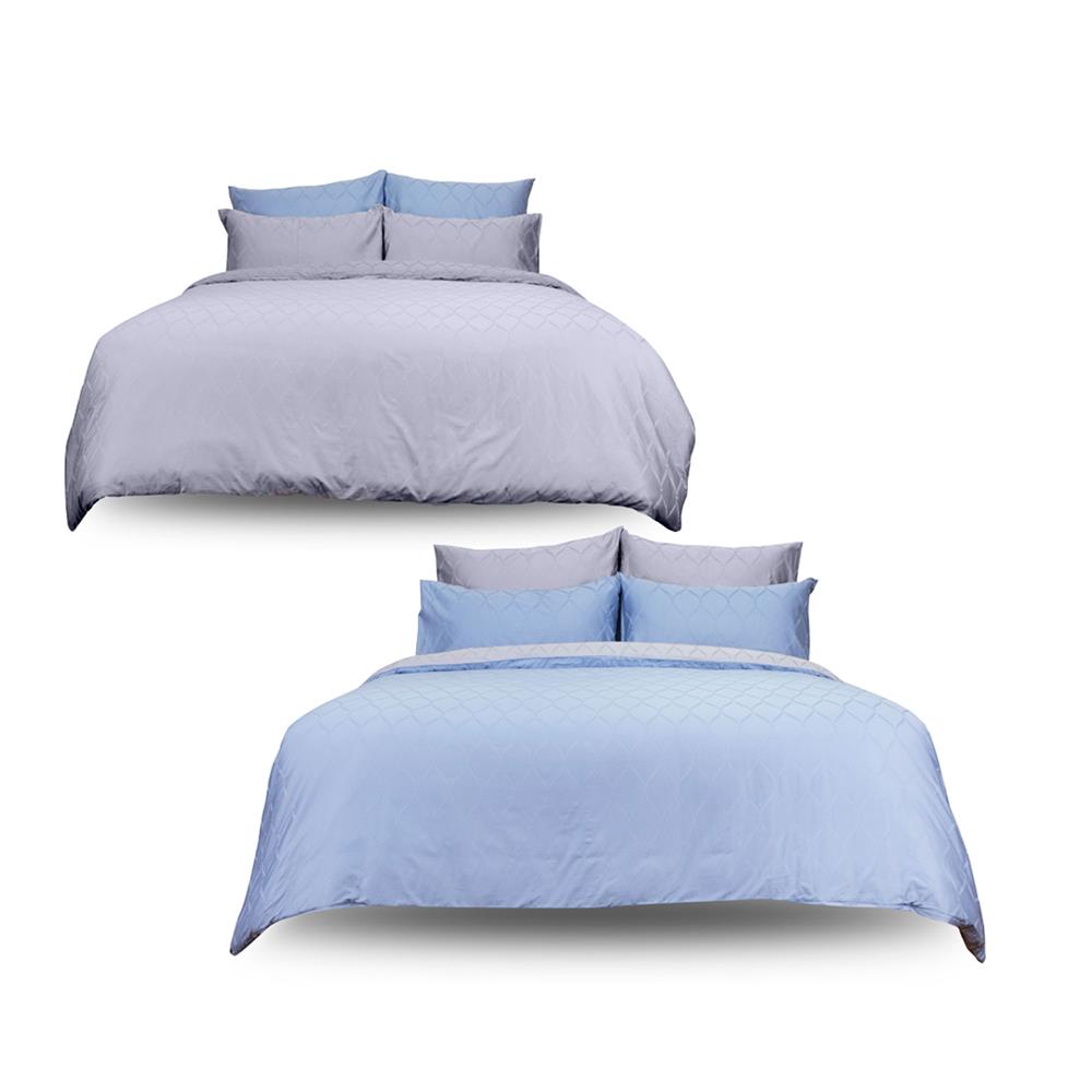 ปลอกผ้านวม SYNDA VASTNESSA 100X90 นิ้ว สี LIGHT GREY-BLUE