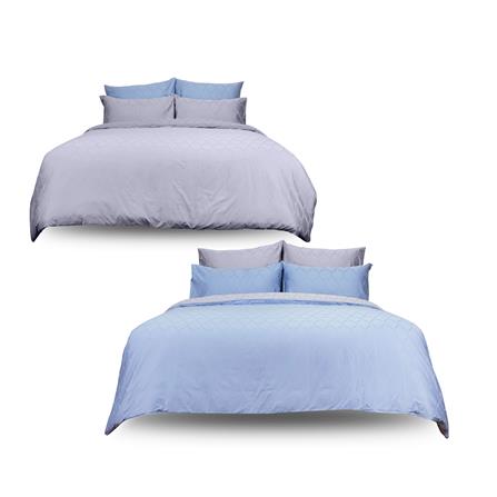 ปลอกผ้านวม SYNDA VASTNESSA 100X90 นิ้ว สี LIGHT GREY-BLUE_4