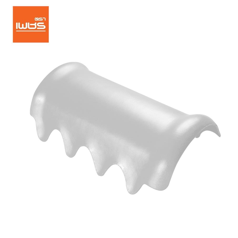 ครอบสันหลังคา จตุลอน ตราเพชร 50.5x29 ซม. สีขาวงาช้าง