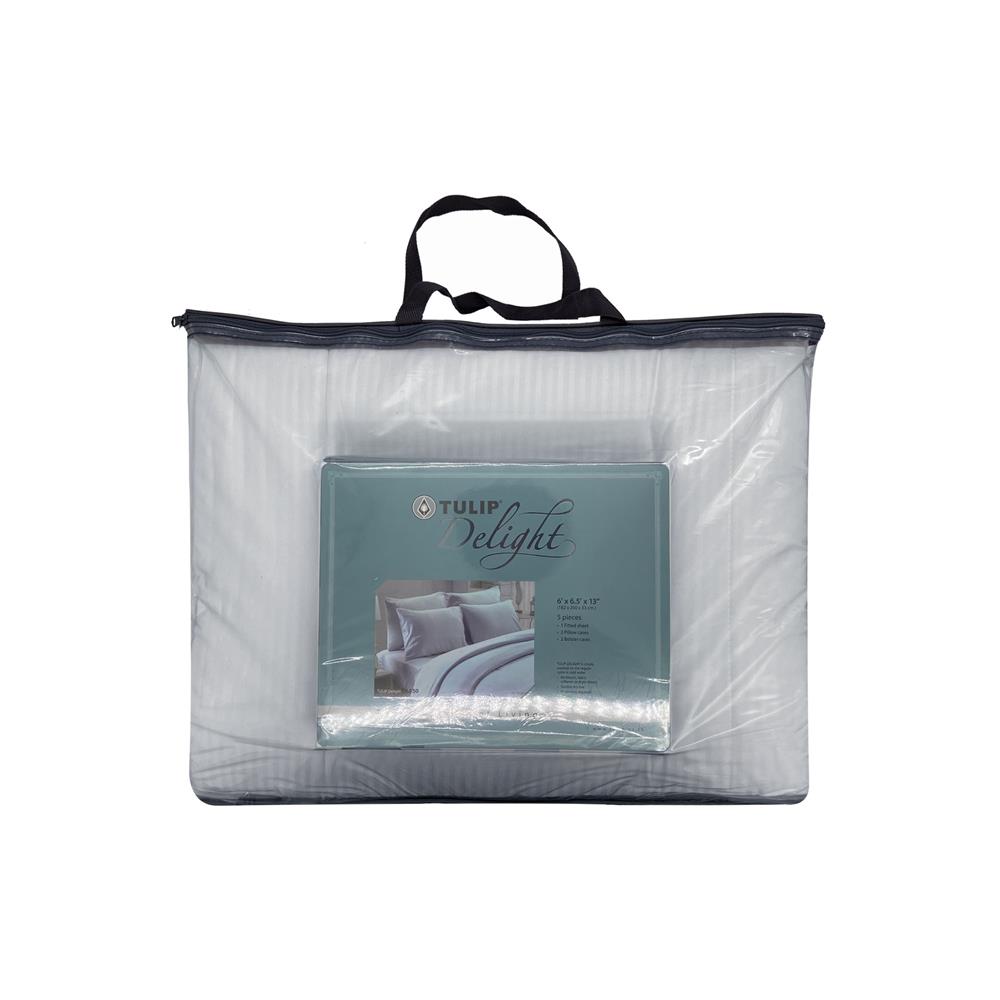 ชุดผ้าปูที่นอน 6 ฟุต 6 ชิ้น TULIP DELIGHT 60239-DL550