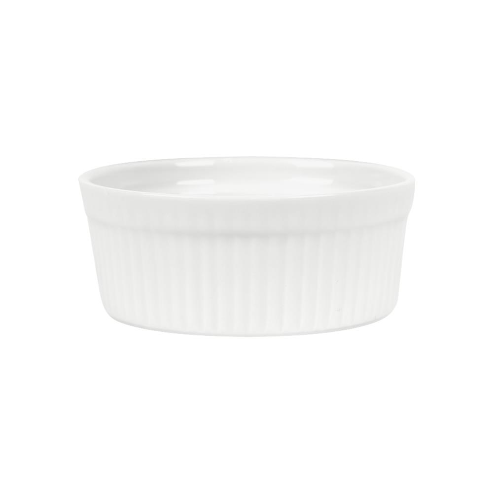 ถ้วยอบ PORCELAIN 4 นิ้ว KECH SNOW CUP CAKE FLAT