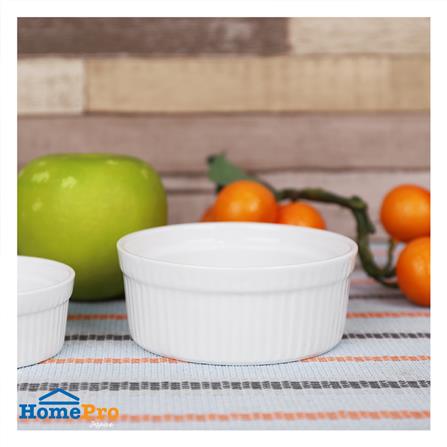 ถ้วยอบ PORCELAIN 4 นิ้ว KECH SNOW CUP CAKE FLAT_3