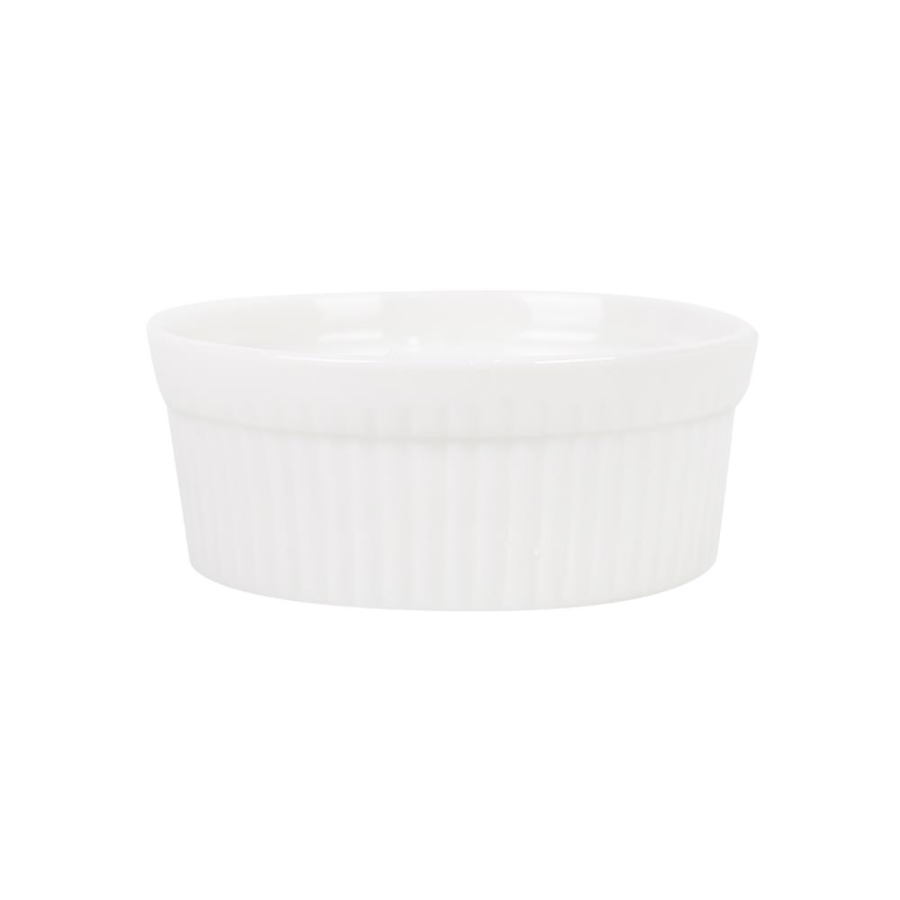 ถ้วยอบ PORCELAIN 3 นิ้ว KECH SNOW CUP CAKE FLAT