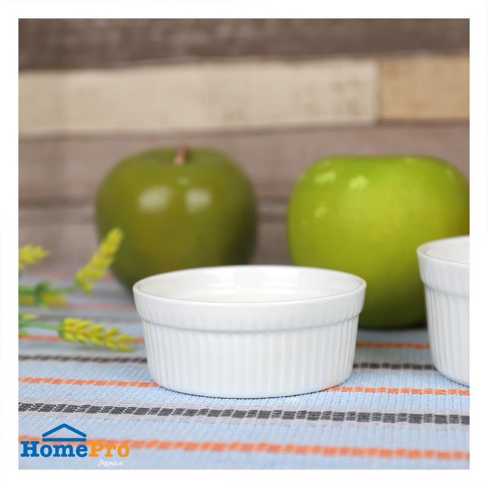 ถ้วยอบ PORCELAIN 3 นิ้ว KECH SNOW CUP CAKE FLAT