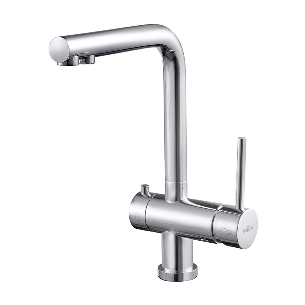 ก๊อกซิงค์ผสม MEX 1355-D6 สีโครม