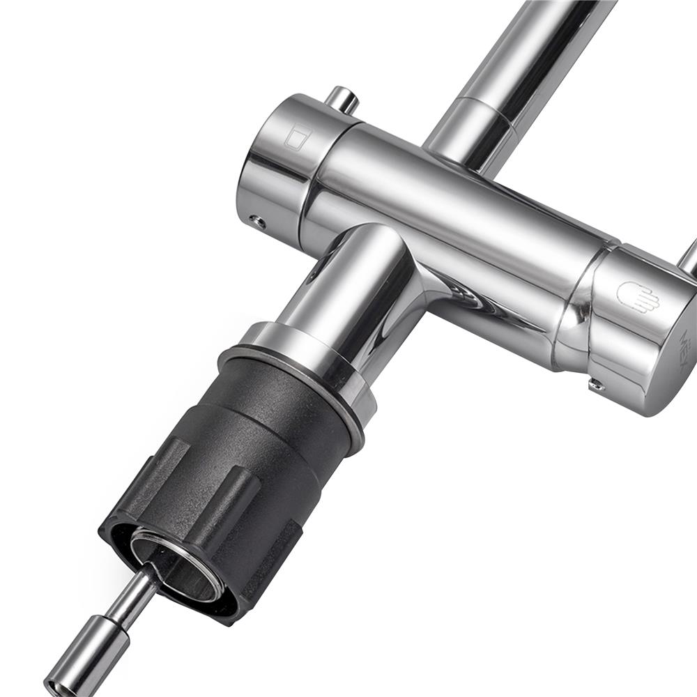 ก๊อกซิงค์ผสม MEX 1355-D6 สีโครม