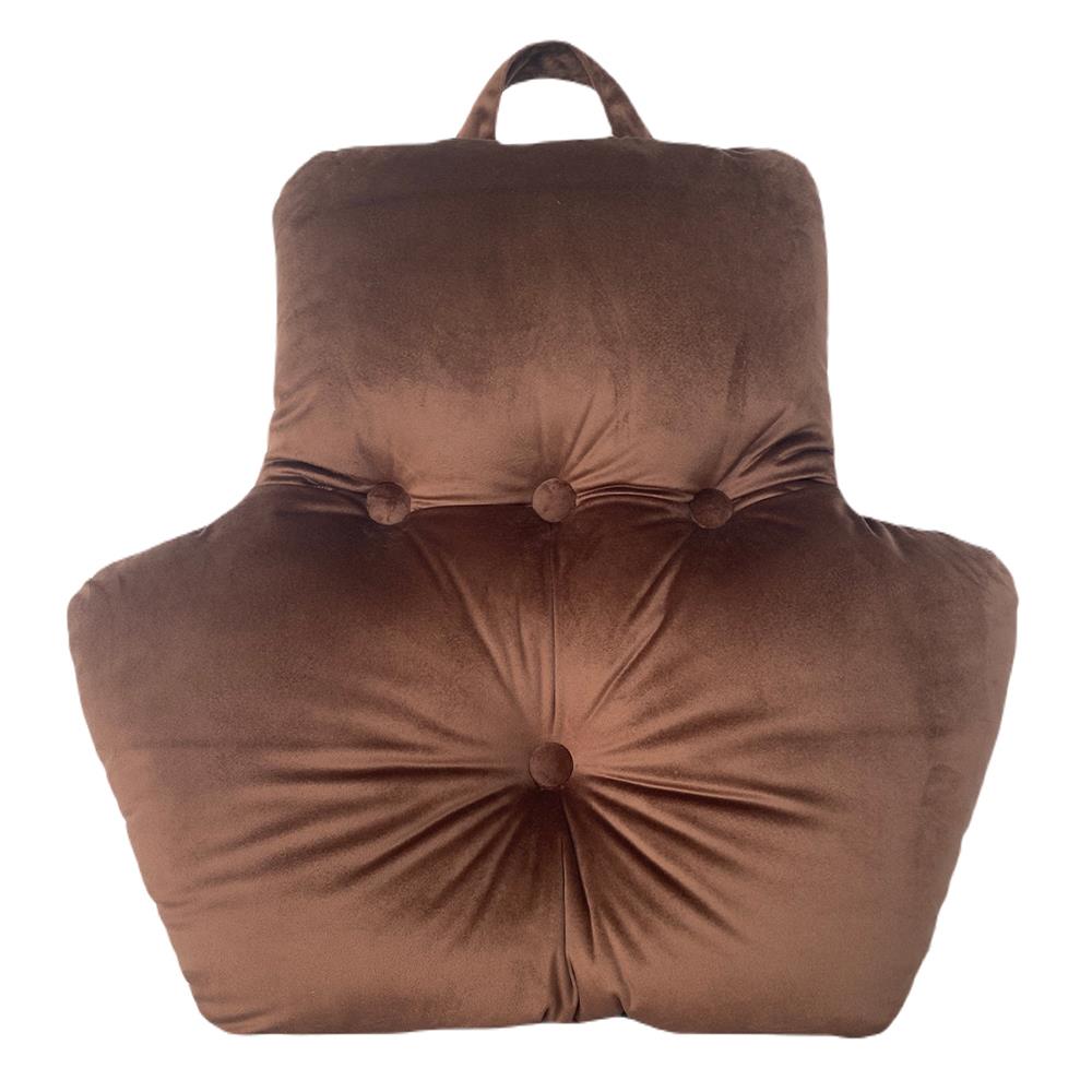 เบาะรองหลัง HOME LIVING STYLE HOWDENA 28X28 นิ้ว สีน้ำตาล