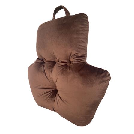 เบาะรองหลัง HOME LIVING STYLE HOWDENA 28X28 นิ้ว สีน้ำตาล_2