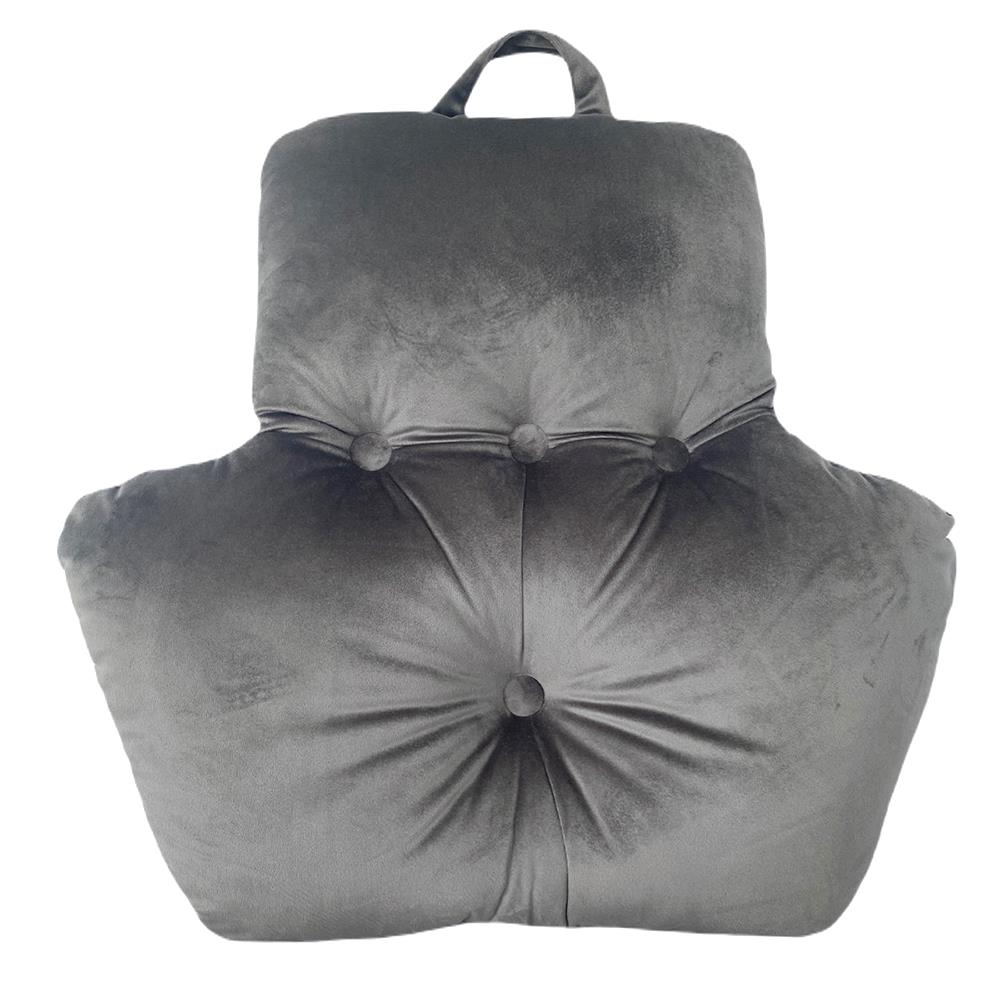 เบาะรองหลัง HOME LIVING STYLE HOWDENA 28X28 นิ้ว สีเทา