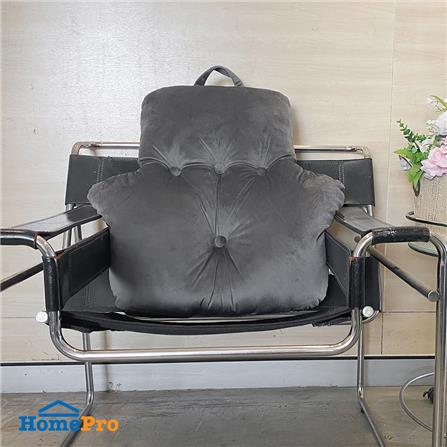 เบาะรองหลัง HOME LIVING STYLE HOWDENA 28X28 นิ้ว สีเทา_3