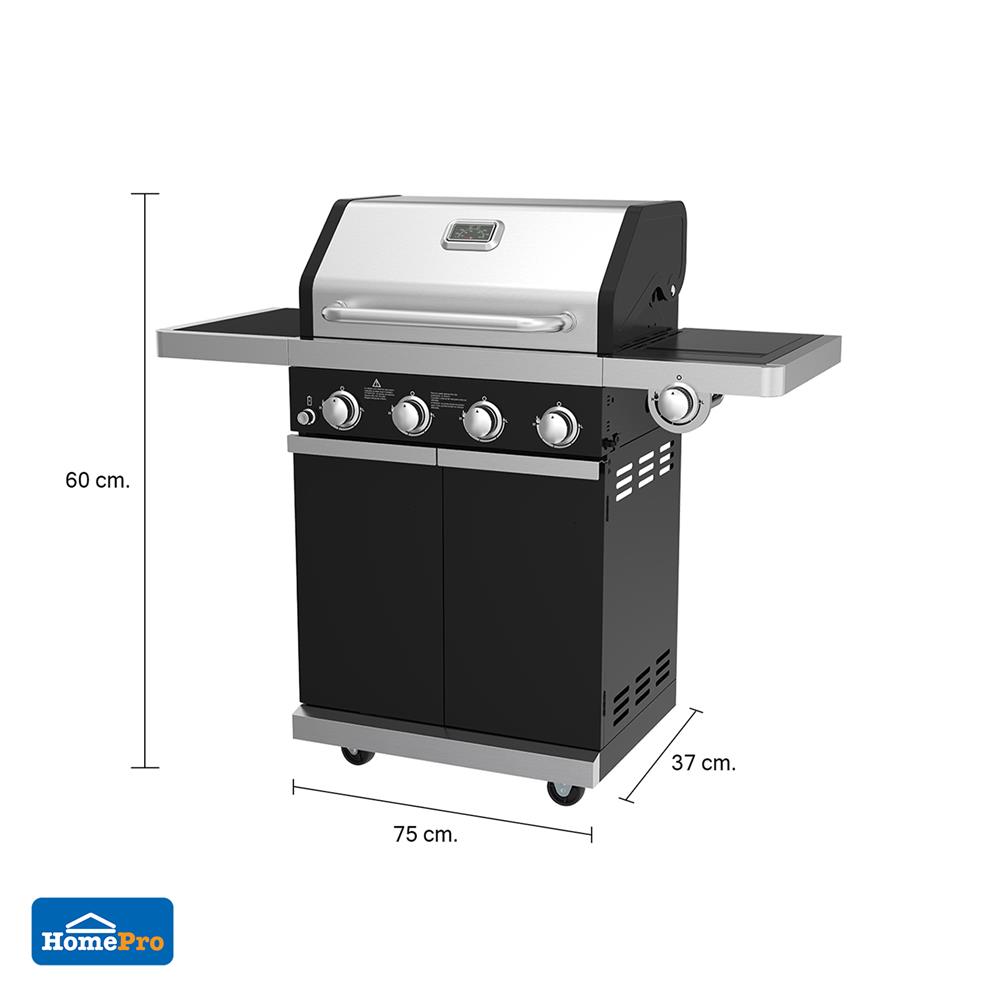 เตา BBQ แก๊ส 4+1 เตาย่าง NEXGRILL DELUXE