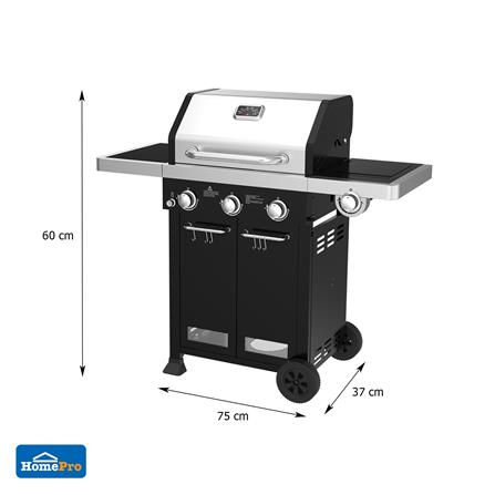 เตา BBQ แก๊ส 3+1 เตาย่าง NEXGRILL DELUXE_6