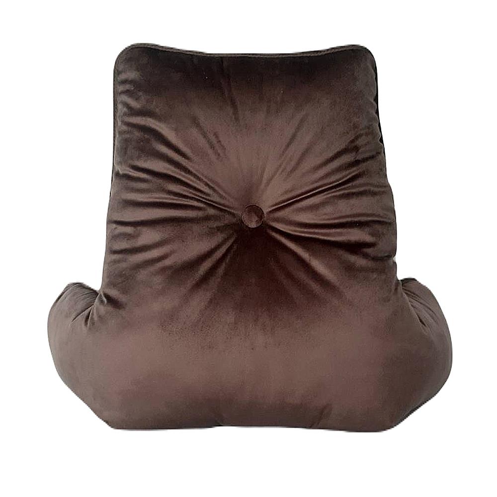เบาะรองหลัง HOME LIVING STYLE BROWN 20x26 นิ้ว สีน้ำตาล
