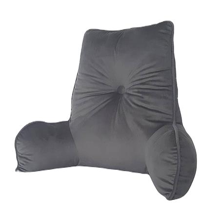 เบาะรองหลัง HOME LIVING STYLE MIAOW 20X26 นิ้ว สีเทา_1