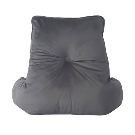 เบาะรองหลัง HOME LIVING STYLE MIAOW 20X26 นิ้ว สีเทา_2