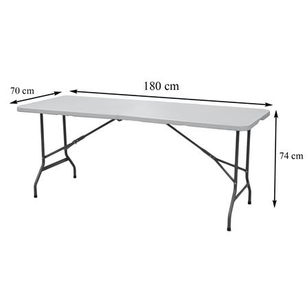 โต๊ะพับอเนกประสงค์ HDPE ME LIVING 180 ซม. สีขาว_6