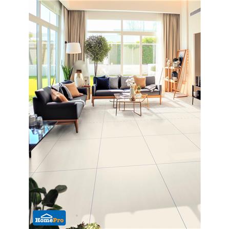 กระเบื้องพื้นพอร์ซเลน 60x60 ซม. TARA ซุปเปอร์ ไวท์ ครีม A 1.44M2_1