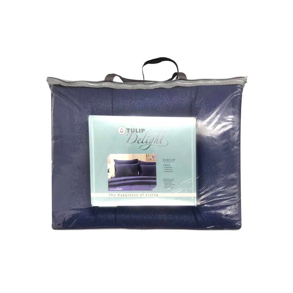 ชุดผ้าปูที่นอน 6 ฟุต 6 ชิ้น TULIP DELIGHT 60239-DL532