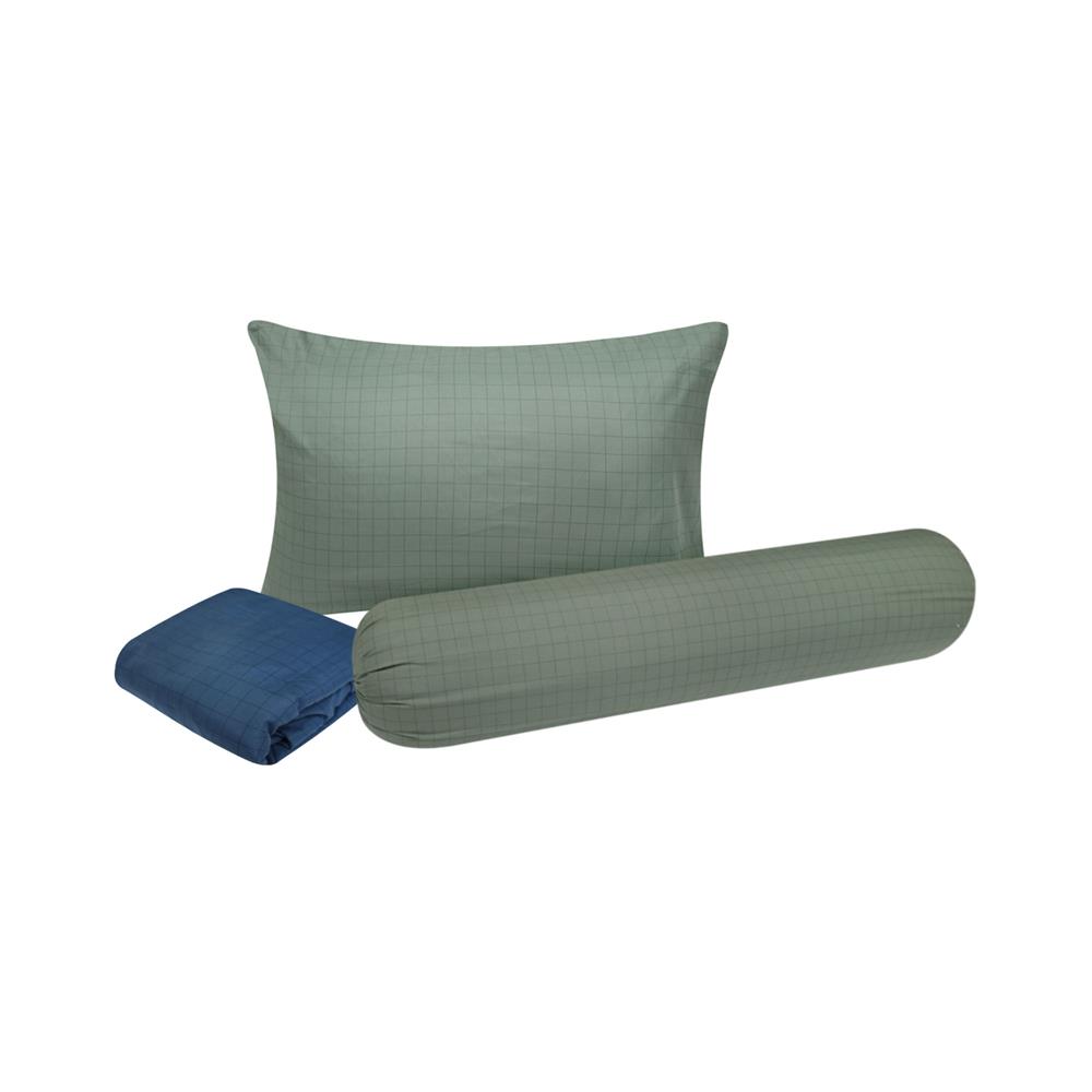 ชุดผ้าปูที่นอน 3.5 ฟุต 3 ชิ้น SLUMBERLAND STAMFORD สี BLUE/GREEN