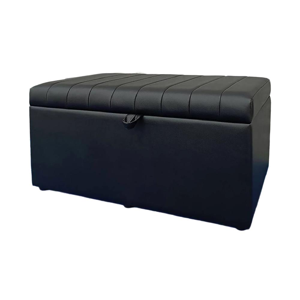 สตูลเหลี่ยม 2 ที่นั่ง FURDINI KIMBER PU สีดำ_0