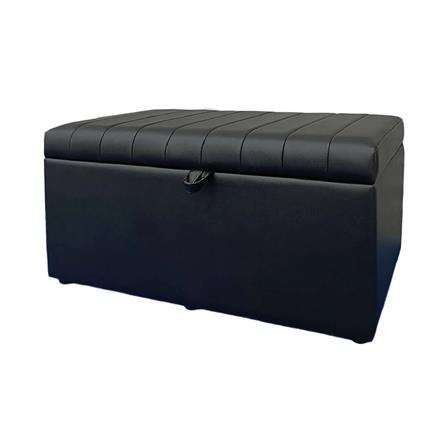 สตูลเหลี่ยม 2 ที่นั่ง FURDINI KIMBER PU สีดำ