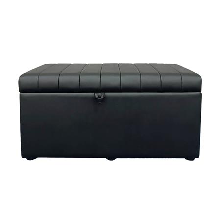 สตูลเหลี่ยม 2 ที่นั่ง FURDINI KIMBER PU สีดำ_2