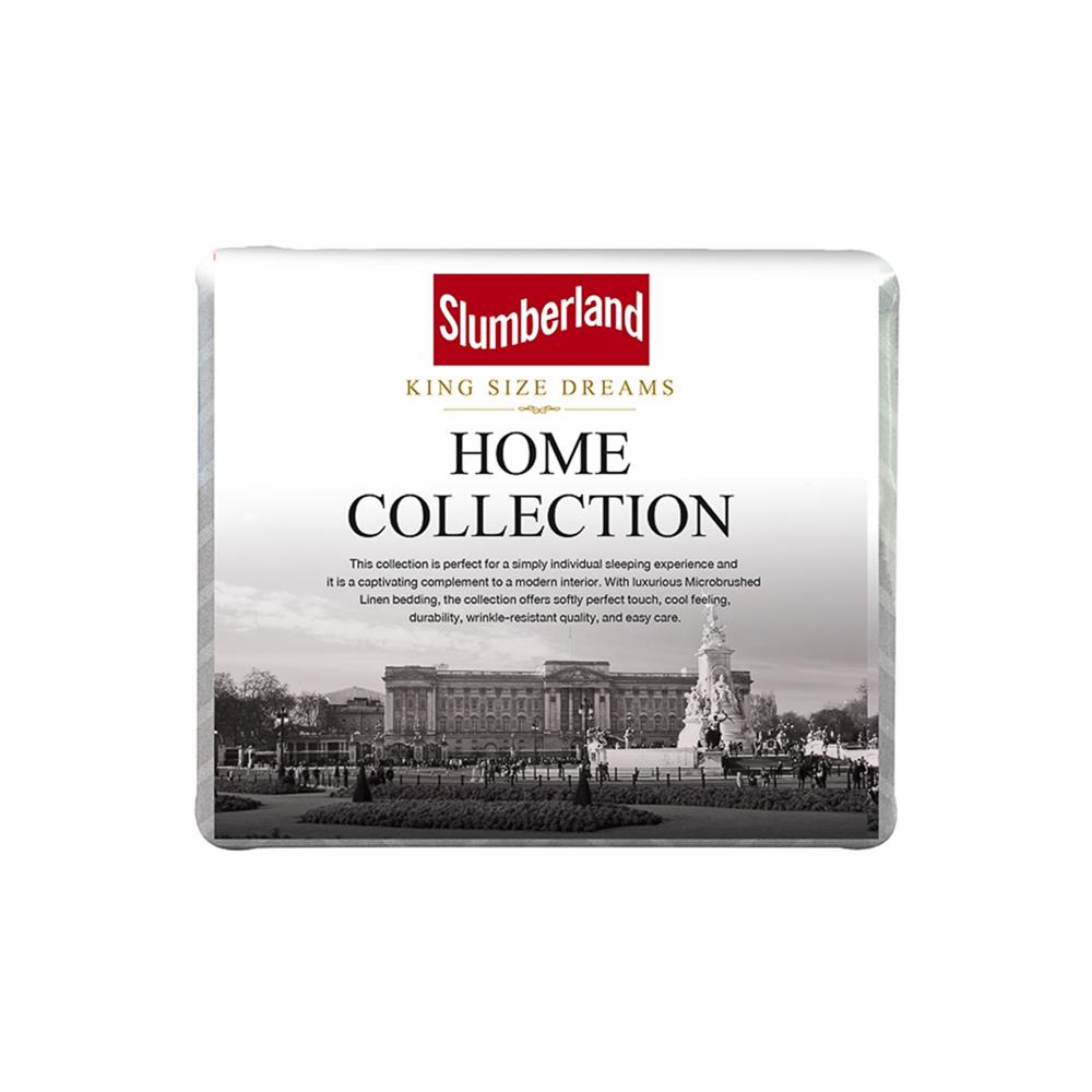 ชุดผ้าปูที่นอน 3.5 ฟุต 3 ชิ้น SLUMBERLAND ANFIELD สี GRAY/BLUE