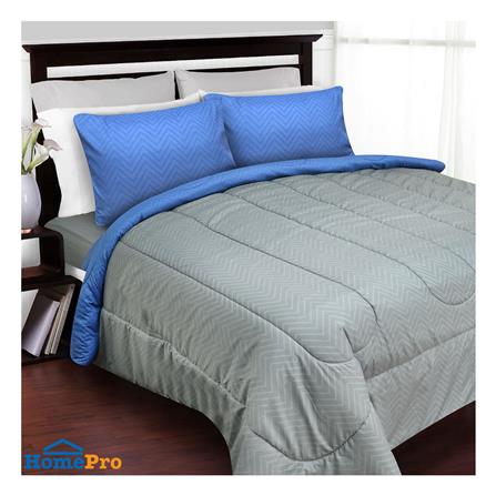 ผ้านวม SLUMBERLAND ANFIELD 100X90 นิ้ว สี GRAY/BLUE_2