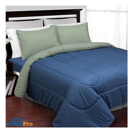 ผ้านวม SLUMBERLAND STAMFORD 100X90 นิ้ว สี BLUE/GREEN_2